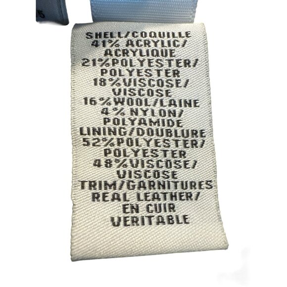 Diane Von Furstenberg Hooded Polly Animal Print and Leather Coat Size XL EUC - Picture 6 of 11